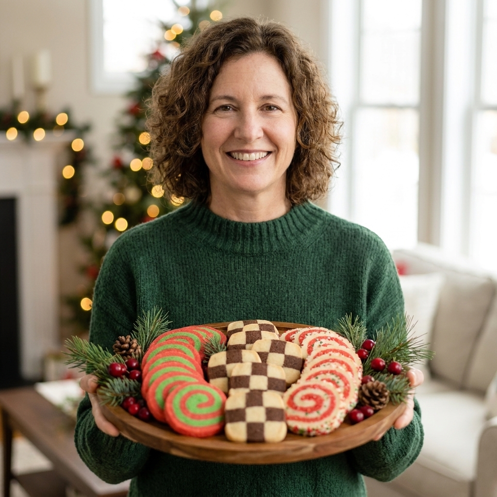 Festive Slice-and-Bake Icebox Cookies: Pinwheels, Checkerboards, and Swirls