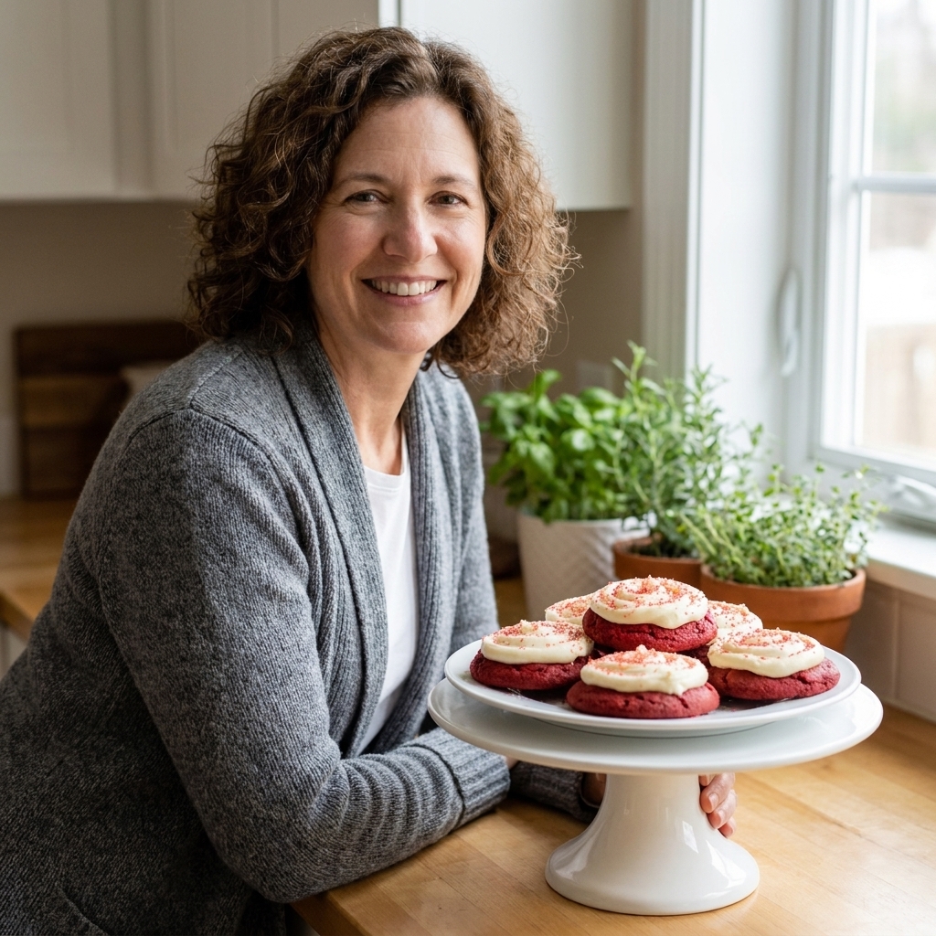 Red Velvet Cookies for Valentine’s Day